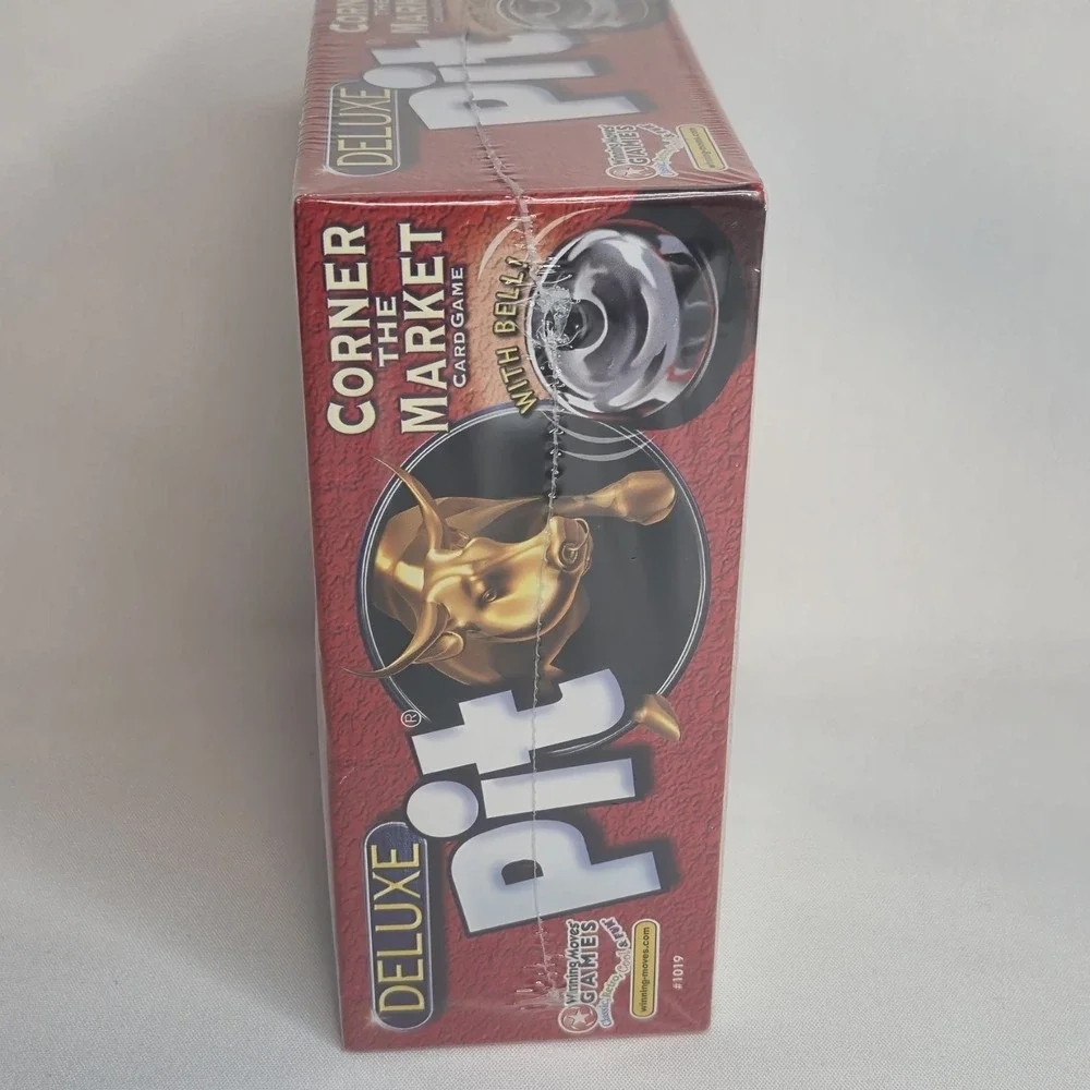 Deluxe Pit Corner The Market Classic Card Game with Bell Hasbro New Sealed